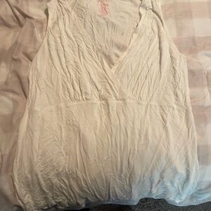 Everly Grey Ivory Sleeveless Nursing Top